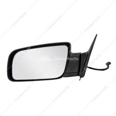 Black Door Mirror For 1988-2000 Chevy & GMC Truck - L/H (Power, Foldable)