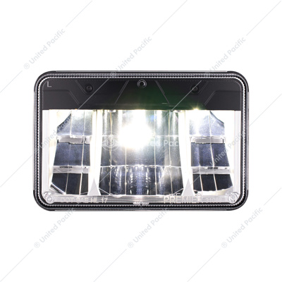 ULTRALIT - High Power LED 4" X 6" Headlight With Polycarbonate Lens & Housing