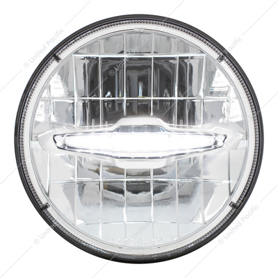 ULTRALIT - 3 High Power LED 7" Headlight With 10 White LED Position Light