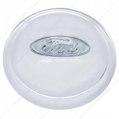 Stainless Steel "Ford" Script Oval Logo Hubcap For 1934 Ford 4-Cyl Car/Truck