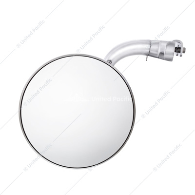 4" Curved Arm Peep Mirror With Convex Mirror Glass