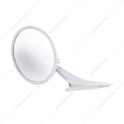 Exterior Mirror With Bow Tie Logo For 1966-72 Chevy Passenger Car - L/H