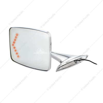Exterior Mirror With LED Turn Signal For 1973-87 Chevy & GMC Truck - L/H