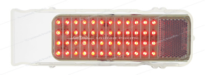 48 LED Tail Light For 1968 Chevy Camaro, Clear Lens