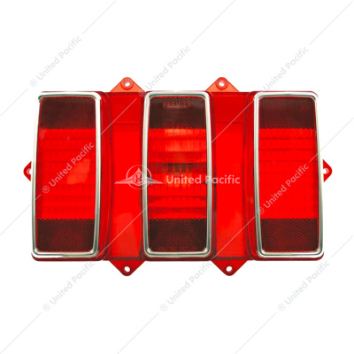 Tail Light Lens With Stainless Steel Trim For 1969 Ford Mustang