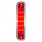 15 Red LED Side Marker With Stainless Steel Trim For 1973-80 Chevy & GMC Truck, Red Lens