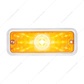 17 Amber LED Front Parking Light With SS Trim For 1973-80 Chevy & GMC Truck, L/H - Amber Lens