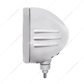 Stainless Bullet Embossed Stripe Headlight Housing With H6024 Halogen Headlight