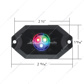 RGB Multi-Color 500 Lumen LED Rock Light 4-Piece Kit