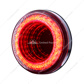 24 LED 4" Round Mirage Light (Stop, Turn & Tail) - Red LED/Clear Lens