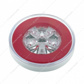 18 LED 4" Round GloLight (Stop, Turn & Tail) - Red LED & Red Lens