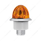 4 LED 3/4" Mini Watermelon Double Fury Light With Clear Lens (Clearance/Marker) - Amber & Purple LED