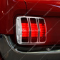 Chrome Tail Light Bezel With Black Painted Detail For 1964.5-66 Ford Mustang